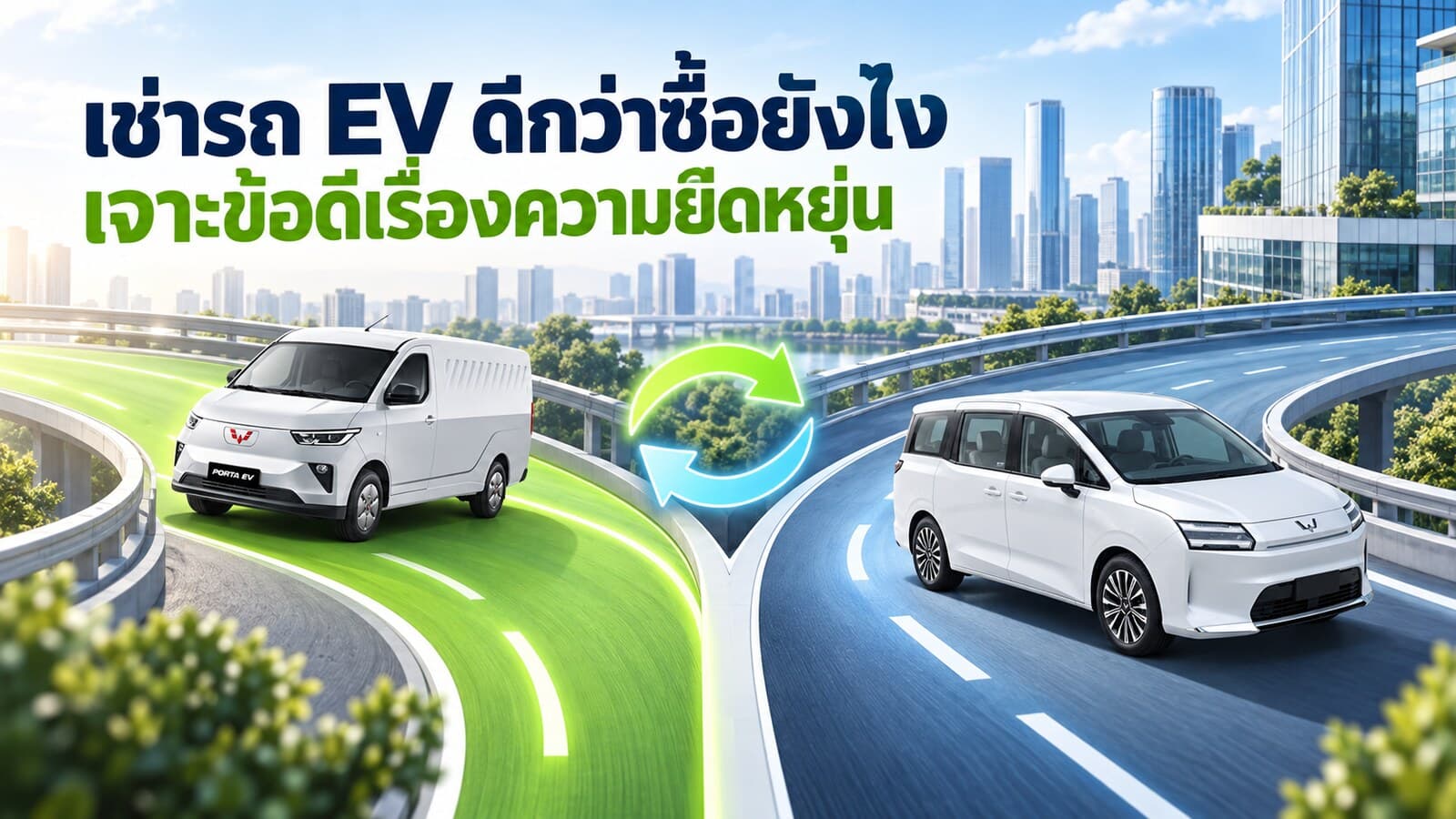 เช่ารถ EV ดีกว่าซื้อยังไง เจาะข้อดีเรื่องความยืดหยุ่น