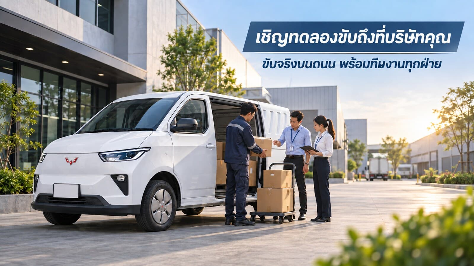 เชิญทดลองขับ PORTA EV ที่บริษัท WULING ชลบุรี